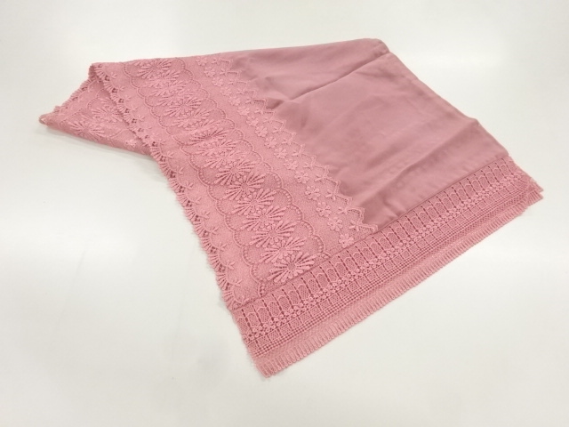 ビロードレース花模様ショール